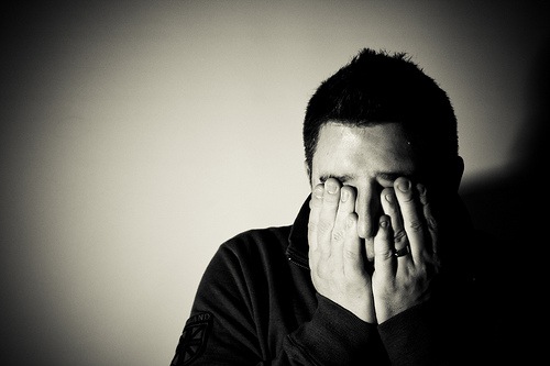Stress Un homme stressé
