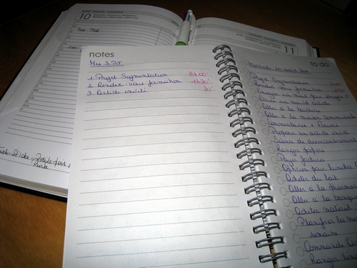 Agenda et liste de tâches