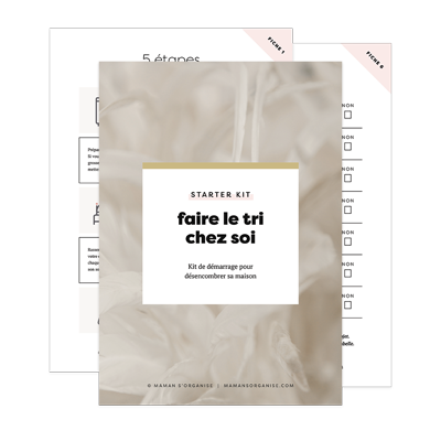 Kit de démarrage pour désencombrer