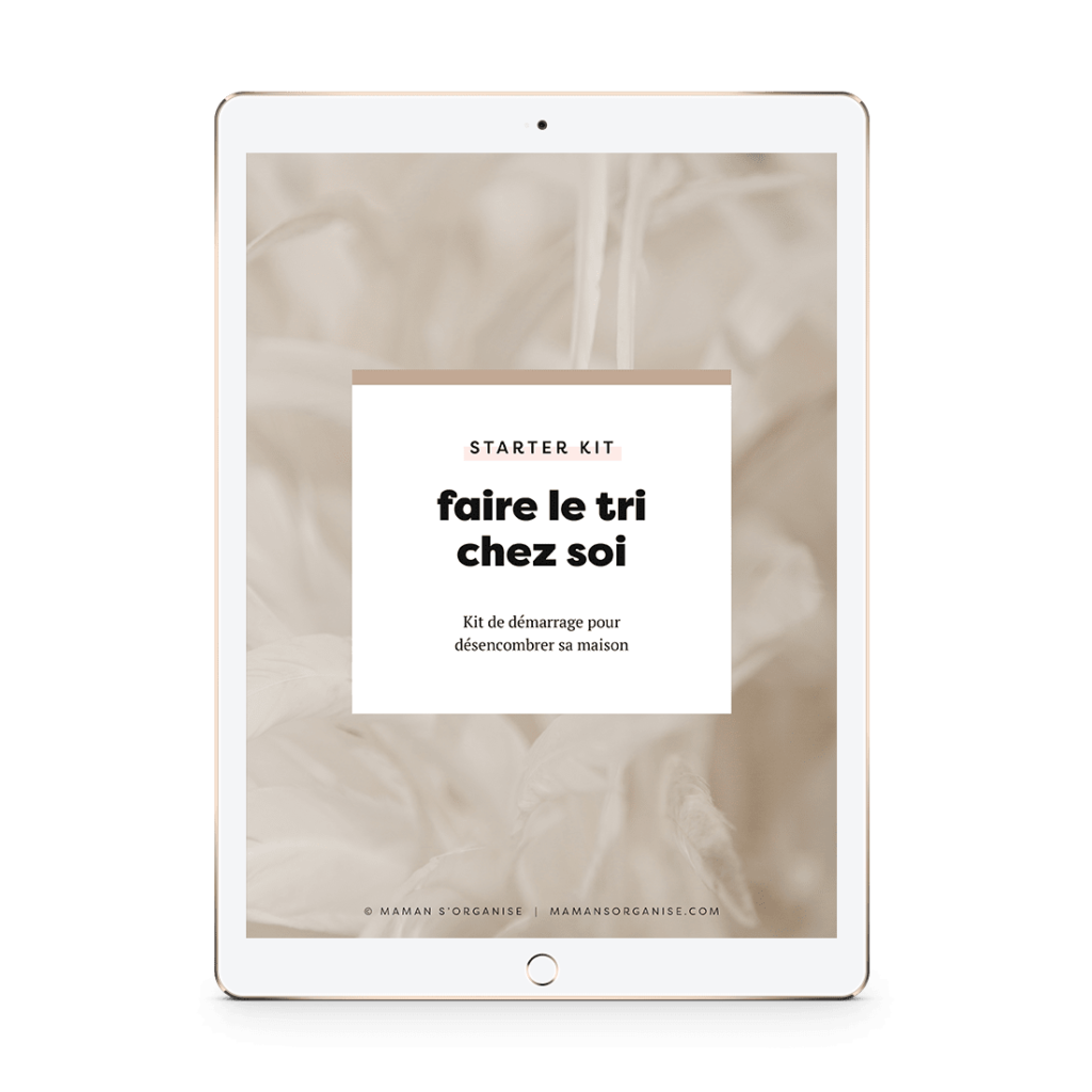 Téléchargez votre kit de démarrage pour désencombrer votre intérieur
