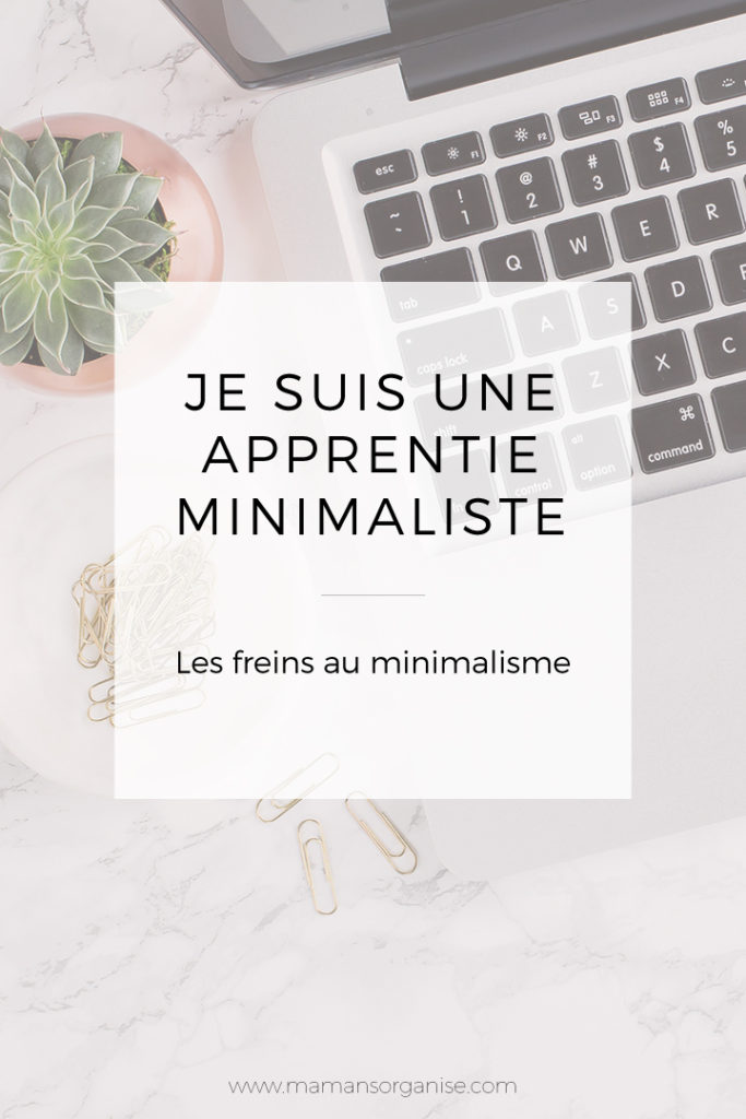 Je suis une apprentie minimaliste