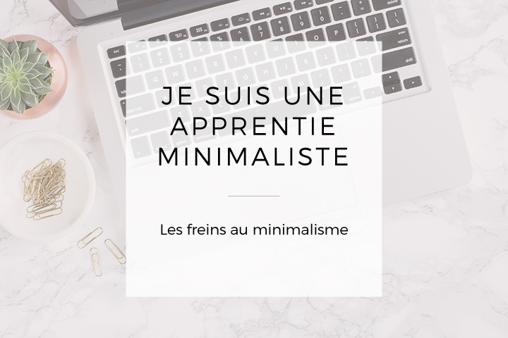 Je suis une apprentie minimaliste